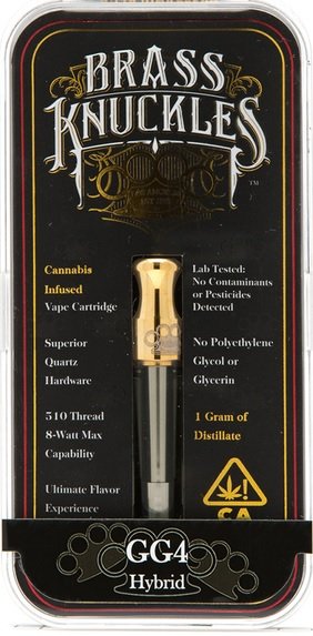 Brass Knuckles Gorilla Glue 1g cartridge