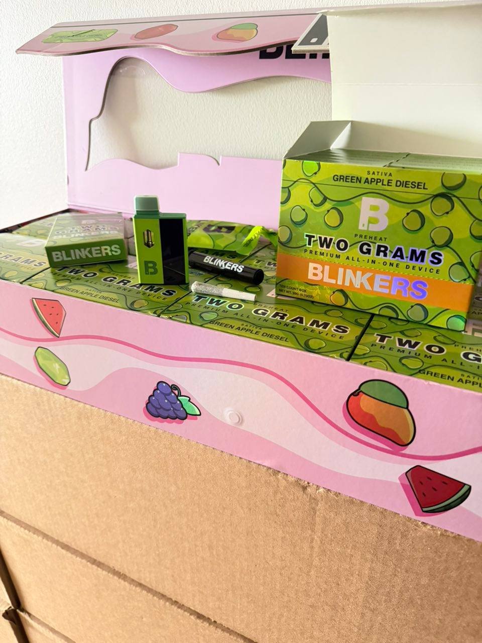 blinkers 2g disposable W hash hole