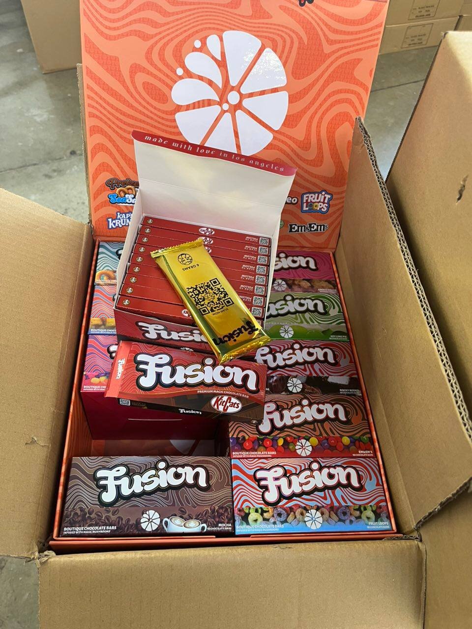fusion mushroom chocolate bars