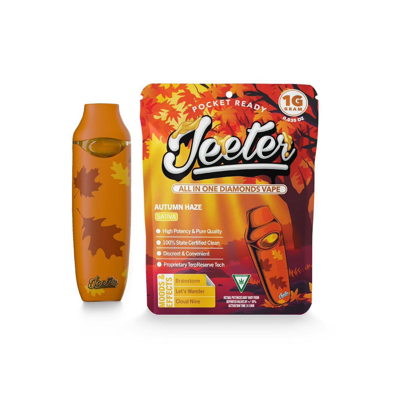 Jeeter Autumn Haze 1G Vape