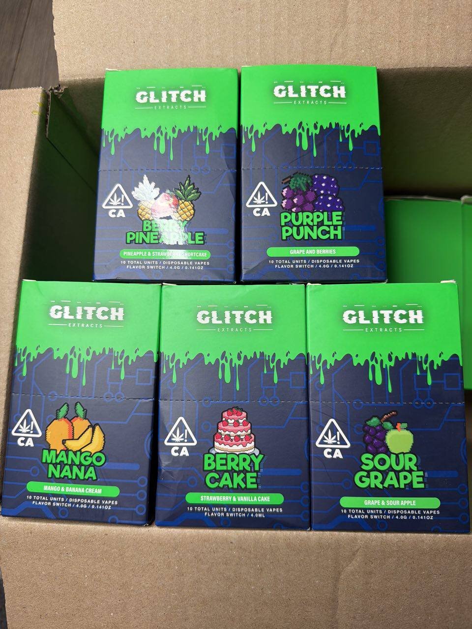 glitch extracts disposable