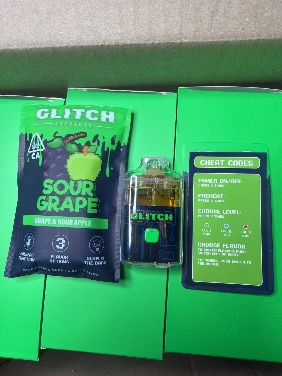 Glitch Extracts 4G Disposable